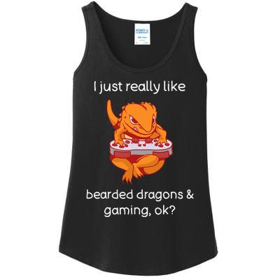 Bearded Dragon Lover Gaming Love Video Gaming Bearded Dragon Ladies Essential Tank