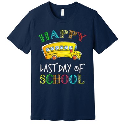 Bus Driver Last Day Of School School Bus Driver Gifts Premium T-Shirt