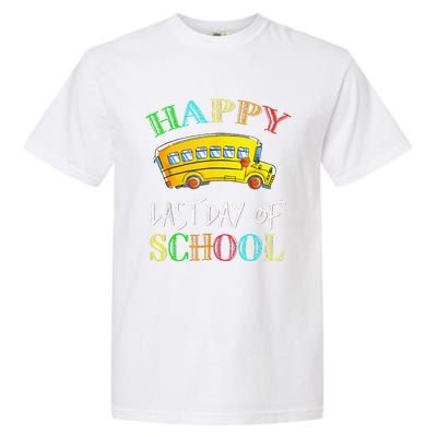 Bus Driver Last Day Of School School Bus Driver Gifts Garment-Dyed Heavyweight T-Shirt