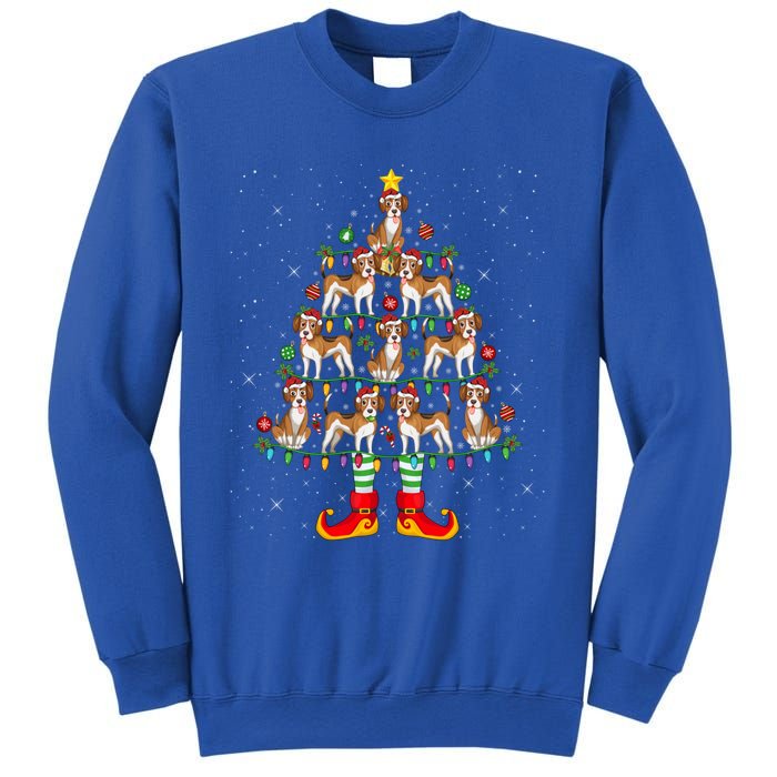 Beagle Dog Lover Xmas Holiday Lighting Beagle Christmas Tree Cool Gift Sweatshirt