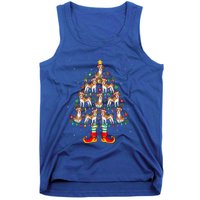 Beagle Dog Lover Xmas Holiday Lighting Beagle Christmas Tree Cool Gift Tank Top