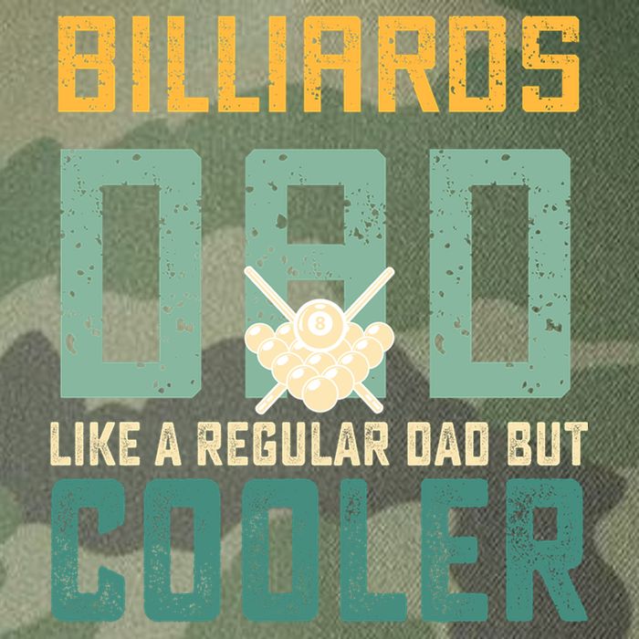 Billiards Dad Like A Regular Dad But Cooler Billard Father's Day Gift For Dad Legacy Tie Dye Trucker Hat