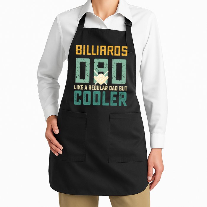 Billiards Dad Like A Regular Dad But Cooler Billard Father's Day Gift For Dad Apron