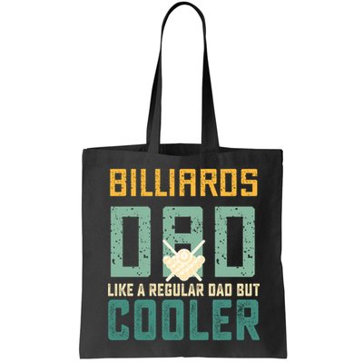 Billiards Dad Like A Regular Dad But Cooler Billard Father's Day Gift For Dad Bag