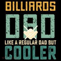Billiards Dad Like A Regular Dad But Cooler Billard Father's Day Gift For Dad Toddler Sweatshirt