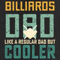 Billiards Dad Like A Regular Dad But Cooler Billard Father's Day Gift For Dad Microfiber Hand Towel