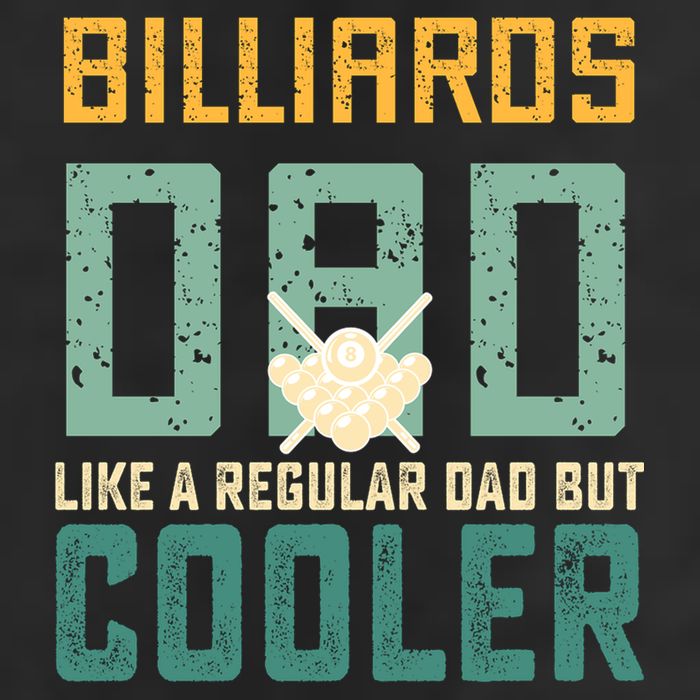 Billiards Dad Like A Regular Dad But Cooler Billard Father's Day Gift For Dad Microfiber Hand Towel