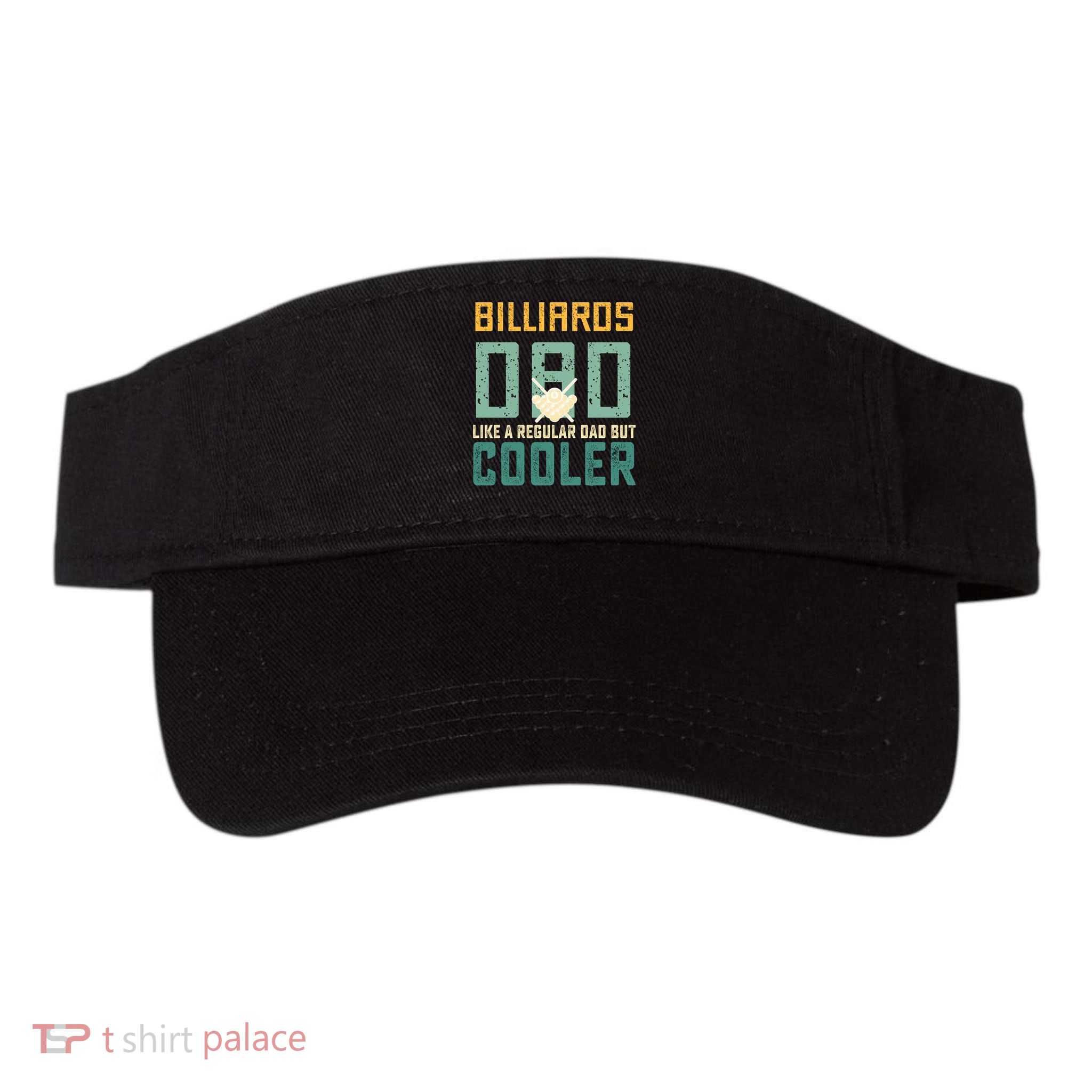 Billiards Dad Like A Regular Dad But Cooler Billard Father's Day Gift For Dad Visor
