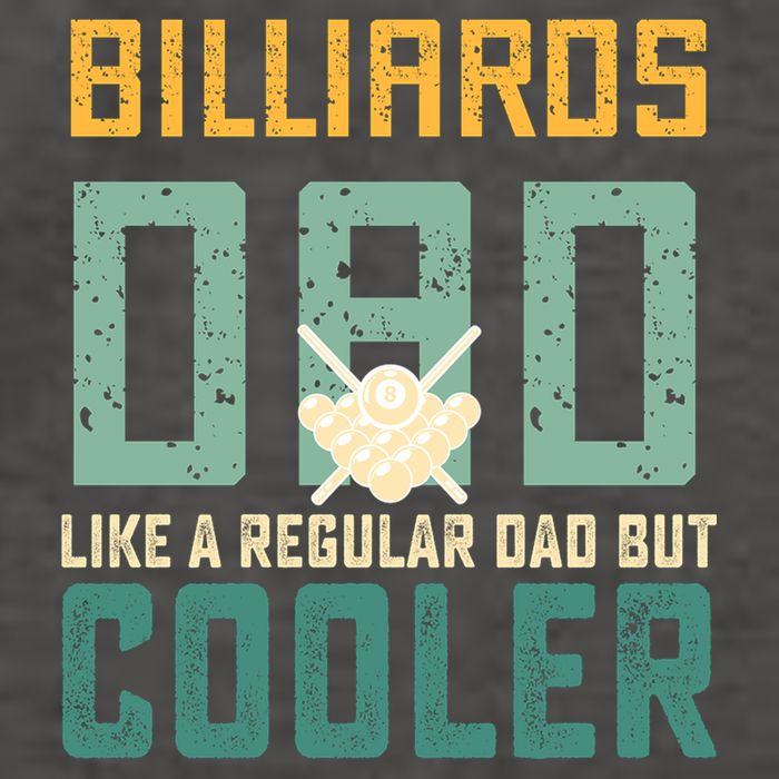 Billiards Dad Like A Regular Dad But Cooler Billard Father's Day Gift For Dad Vector Backpack