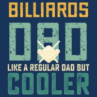 Billiards Dad Like A Regular Dad But Cooler Billard Father's Day Gift For Dad Infant Baby Jersey Bodysuit