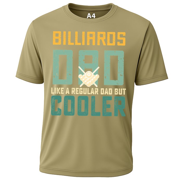 Billiards Dad Like A Regular Dad But Cooler Billard Father's Day Gift For Dad Performance Shirt