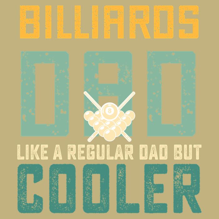Billiards Dad Like A Regular Dad But Cooler Billard Father's Day Gift For Dad Performance Shirt