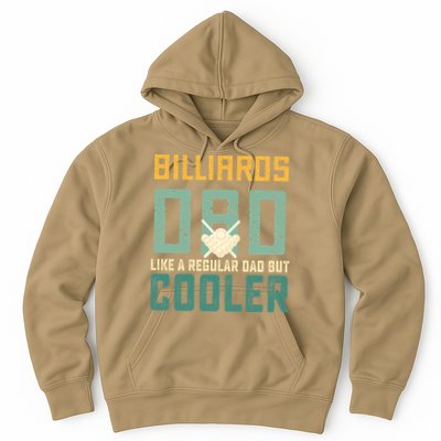 Billiards Dad Like A Regular Dad But Cooler Billard Father's Day Gift For Dad Hoodie