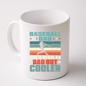 Baseball Dad Like A Regular Dad But Cooler Fathers Day Gift Coffee Mug