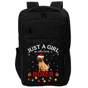 Boxer Dog Lovers Xmas Pajama Funny Ugly Christmas Sweater Cute Gift Impact Tech Backpack