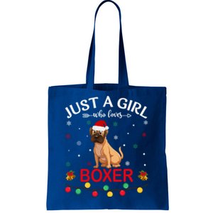 Boxer Dog Lovers Xmas Pajama Funny Ugly Christmas Sweater Cute Gift Tote Bag