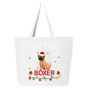 Boxer Dog Lovers Xmas Pajama Funny Ugly Christmas Sweater Cute Gift 25L Jumbo Tote