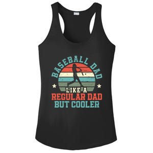 Baseball Dad Like A Regular Dad But Cooler Fathers Day Gift Ladies PosiCharge Competitor Racerback Tank