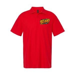 Braaap Dirtbike Lovers Riders Motocross Enduro Biker Softstyle Adult Sport Polo