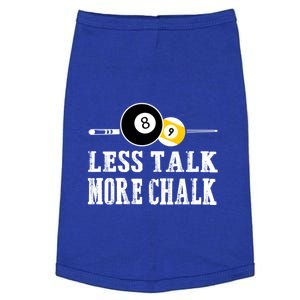 Billiards Dad LESS TALK MORE CHALK BILLIARDS POOL PLAYER Gift For Father's Day Doggie Tank