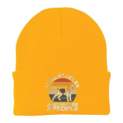 Beagle Dog Lover Tee Retro Beagle Beagle Knit Cap Winter Beanie