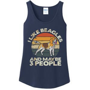 Beagle Dog Lover Tee Retro Beagle Beagle Ladies Essential Tank