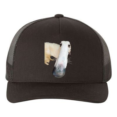 Borzoi Dog Meme Funny Long Nose Borzoi Russian Sighthound Yupoong Adult 5-Panel Trucker Hat