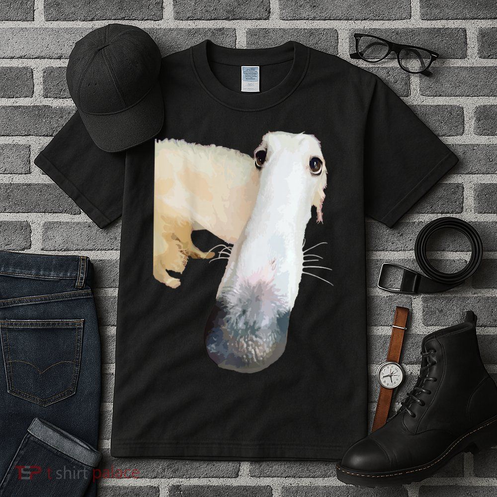 Borzoi Dog Meme Funny Long Nose Borzoi Russian Sighthound Tall T-Shirt