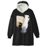 Borzoi Dog Meme Funny Long Nose Borzoi Russian Sighthound Hooded Wearable Blanket