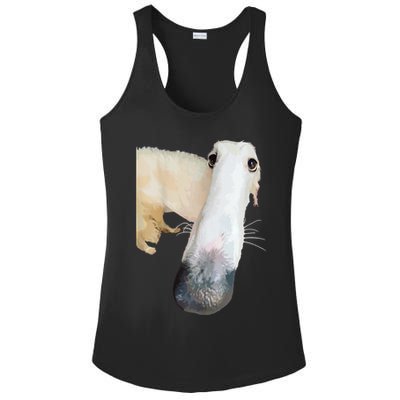 Borzoi Dog Meme Funny Long Nose Borzoi Russian Sighthound Ladies PosiCharge Competitor Racerback Tank