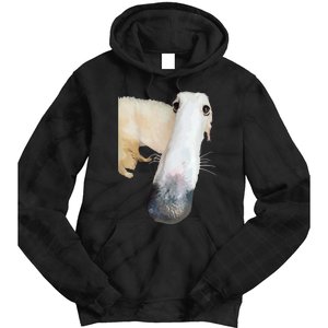 Borzoi Dog Meme Funny Long Nose Borzoi Russian Sighthound Tie Dye Hoodie