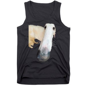 Borzoi Dog Meme Funny Long Nose Borzoi Russian Sighthound Tank Top