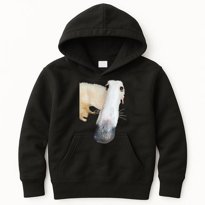 Borzoi Dog Meme Funny Long Nose Borzoi Russian Sighthound Kids Hoodie