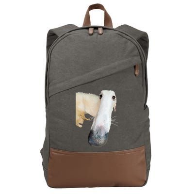 Borzoi Dog Meme Funny Long Nose Borzoi Russian Sighthound Cotton Canvas Backpack