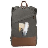Borzoi Dog Meme Funny Long Nose Borzoi Russian Sighthound Cotton Canvas Backpack