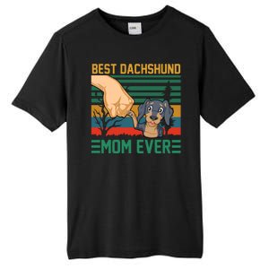 Best Dachshund Mom Ever Tall Fusion ChromaSoft Performance T-Shirt