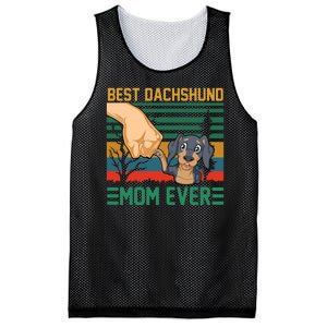 Best Dachshund Mom Ever Mesh Reversible Basketball Jersey Tank