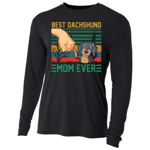 Best Dachshund Mom Ever Cooling Performance Long Sleeve Crew