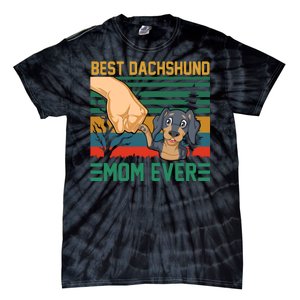 Best Dachshund Mom Ever Tie-Dye T-Shirt