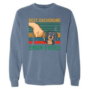 Best Dachshund Mom Ever Garment-Dyed Sweatshirt