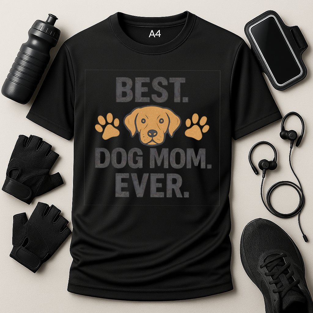 Best Dog Mom Ever Cooling Performance Crew T-Shirt
