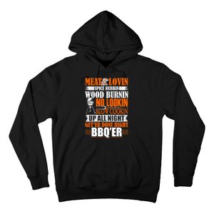 Bbq Design Meat Lovers Barbecue Smoking Grill Hoodie