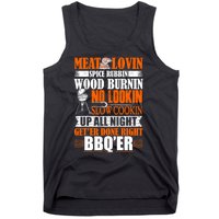 Bbq Design Meat Lovers Barbecue Smoking Grill Tank Top