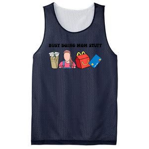 Busy Doing Mom Stuff Busy Mom Mothers Day Mom Stuff Mesh Reversible Basketball Jersey Tank