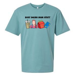 Busy Doing Mom Stuff Busy Mom Mothers Day Mom Stuff Sueded Cloud Jersey T-Shirt