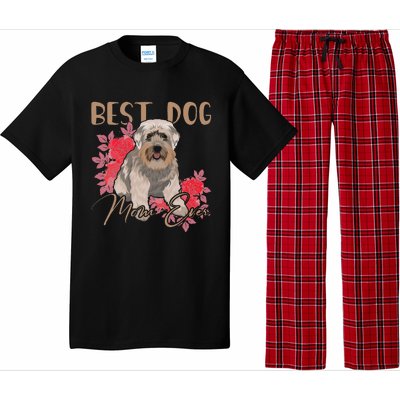 Best Dog Mom Ever Miniature Schnauzer Funny Mother's Pajama Set