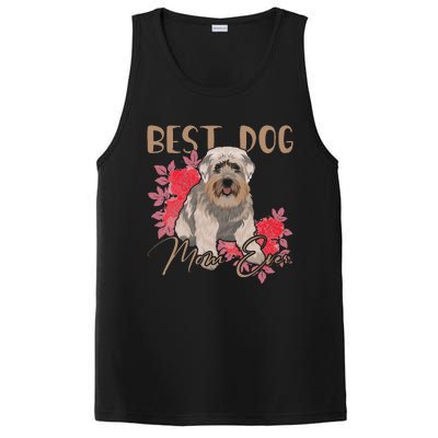 Best Dog Mom Ever Miniature Schnauzer Funny Mother's PosiCharge Competitor Tank