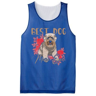 Best Dog Mom Ever Miniature Schnauzer Funny Mother's Mesh Reversible Basketball Jersey Tank