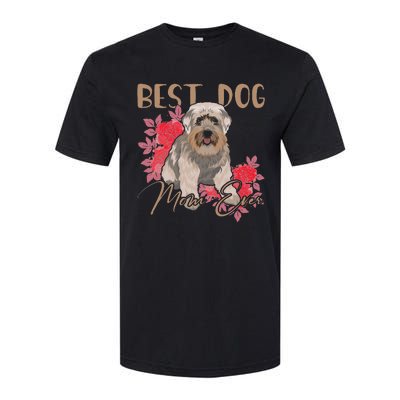 Best Dog Mom Ever Miniature Schnauzer Funny Mother's Softstyle CVC T-Shirt