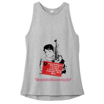 Bes D. Marx Escalate The Struggle Ladies PosiCharge Tri-Blend Wicking Tank